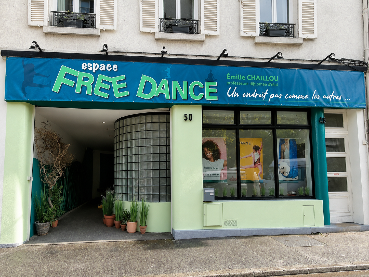 facade espace free dance